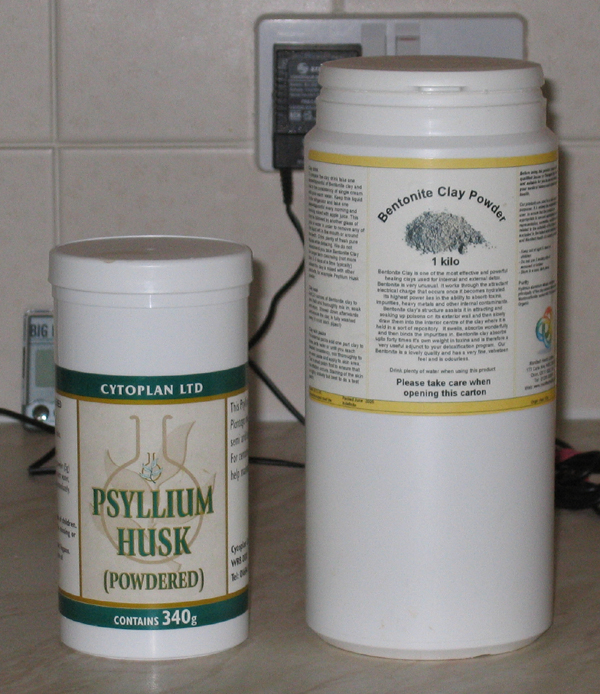 Psylium and betonite recipe